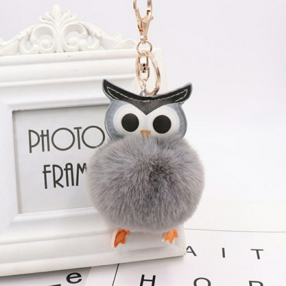New Cute Owl Handbag Charm/Keychain